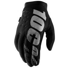 100% Brisker Cold Weather Glove Black/Grey