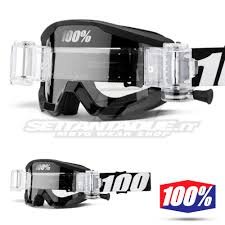100% Strata Youth Mud Goggle Outlaw- Clear Lens