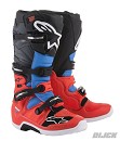 ALPINESTARS Boots TECH 7 RED FLUO / CYAN / GRAY / BLACK