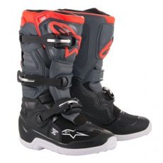 ALPINESTARS Boots TECH 7S Kids Black / Gray / White / Orange Fluo