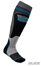 ALPINESTARS MX Plus-1 Socks Black/Cyan