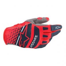 ALPINESTARS Techstar Gloves Bright Red / Navy ALPINESTARS Techstar Gloves Bright Red / Navy