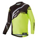 ALPINESTARS Youth Racer Factory Jersey BLACK / YELLOW FLUO