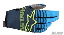Alpinestars Youth Radar Gloves Navy / Aqua Size XX Alpinestars Youth Radar Gloves Navy / Aqua