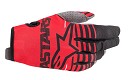 Alpinestars Youth Radar Gloves RED / BLACK Size M Alpinestars Youth Radar Gloves Bright Red / Black