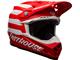 BELL Moto-9 Mips Helm Signia Matte Red/White BELL Moto-9 Mips Helm Signia Matte Red/White