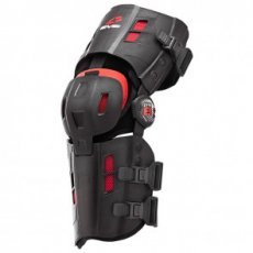 EVS Knee Brace 'RS8' Black/Red - Pair - XLarge