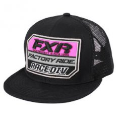 FXR RACE DIVISION HAT BLACK/FUCHSIA OS