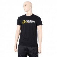 GIBSON T-SHIRT BLACK WITH PRINT - L