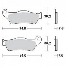 MMT Nitro Brake Pad Front KTM/TM/HVA/Vertemati MMT Nitro Brake Pad Front KTM/TM/HVA/Vertemati