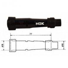 NGK Sparkplug Cap SD05F
