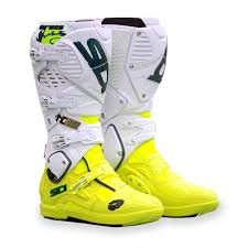 Off-Road Crossfire 3 SRS Yellow Fluo / White Cairo Off-Road Crossfire 3 SRS Yellow Fluo / White Cairoli Ltd Ed