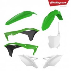 Polisport Plastic Kit KX250F 17-.. OEM 17-18 Polisport Plastic Kit KX250F 17-.. OEM 17-18