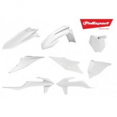 Polisport Plastic Kit SX 19-.. SXF 19-.. White KT Polisport Plastic Kit SX 19-.. SXF 19-.. White KTM