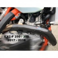 Pro Carbon Long Exhaust Guard EXC-F 250 / FE250 17-19