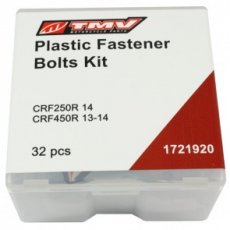 TMV Plastic fast. bolt kit CRF250R 14, CRF450R 13- TMV Plastic fast. bolt kit CRF250R 14, CRF450R 13-14 (32pcs)