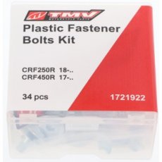 TMV Plastic fast. bolt kit CRF250R 18- CRF450R 18- TMV Plastic fast. bolt kit CRF250R 18- CRF450R 18-.. (34pcs)