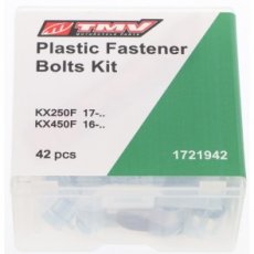 TMV Plastic fast.bolt kit KX250F 17-.. KX450F 16-. TMV Plastic fast.bolt kit KX250F 17-.. KX450F 16-.. (42Pcs)
