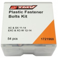 TMV Plastic fast. boltkit SX/F 11-15 EXC 12-16 HVA 14-15-54p
